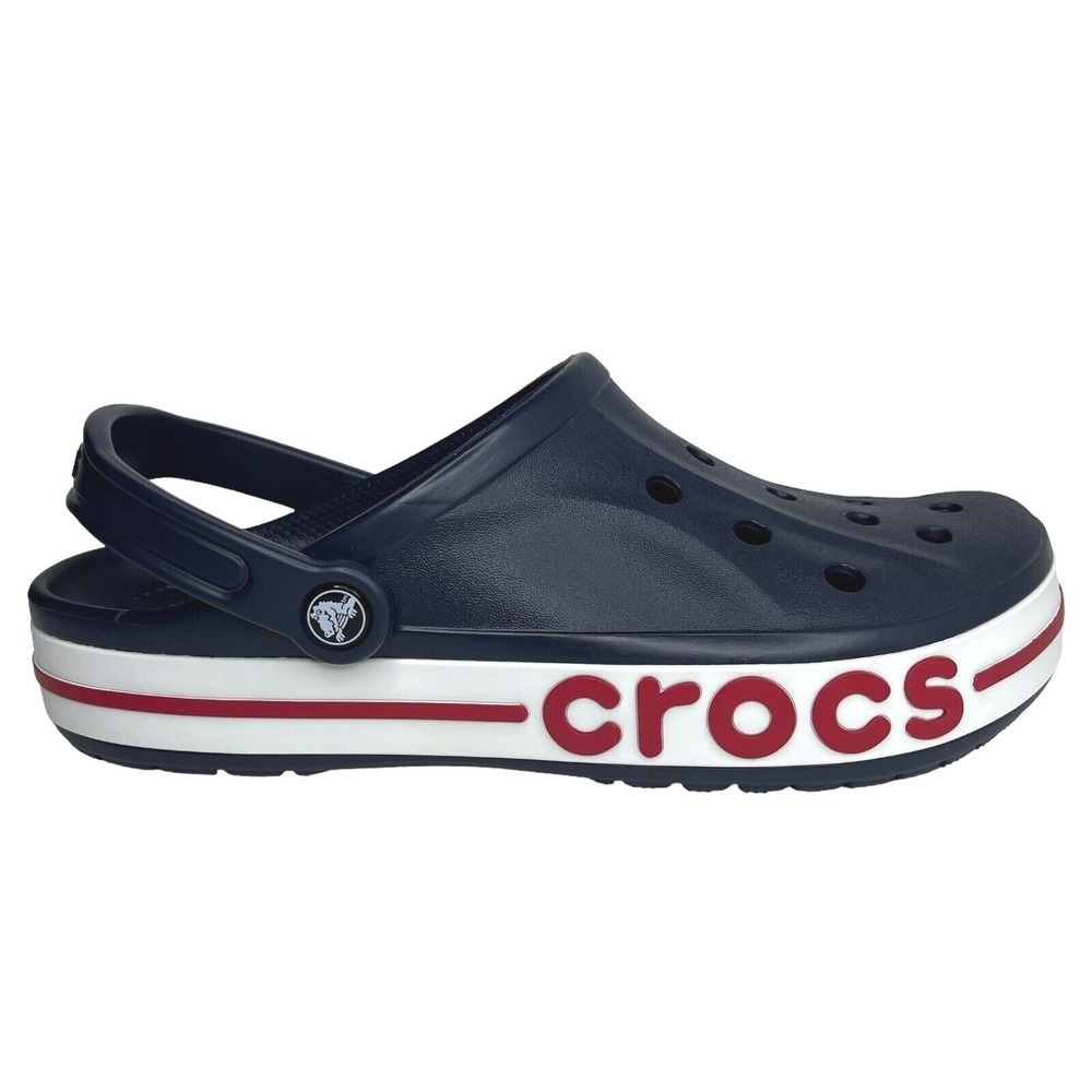Crocs Bayaband Mens Slip-on Clog Size 12 Navy Blue Water‎ Friendly Lightweight